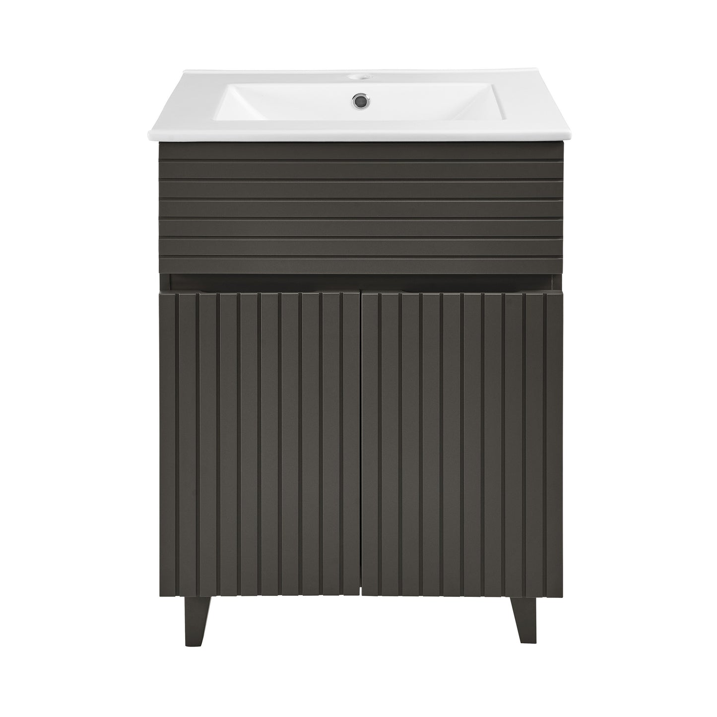 Swiss Madison, Bernay 24" Bathroom Vanity in Cedar Grey