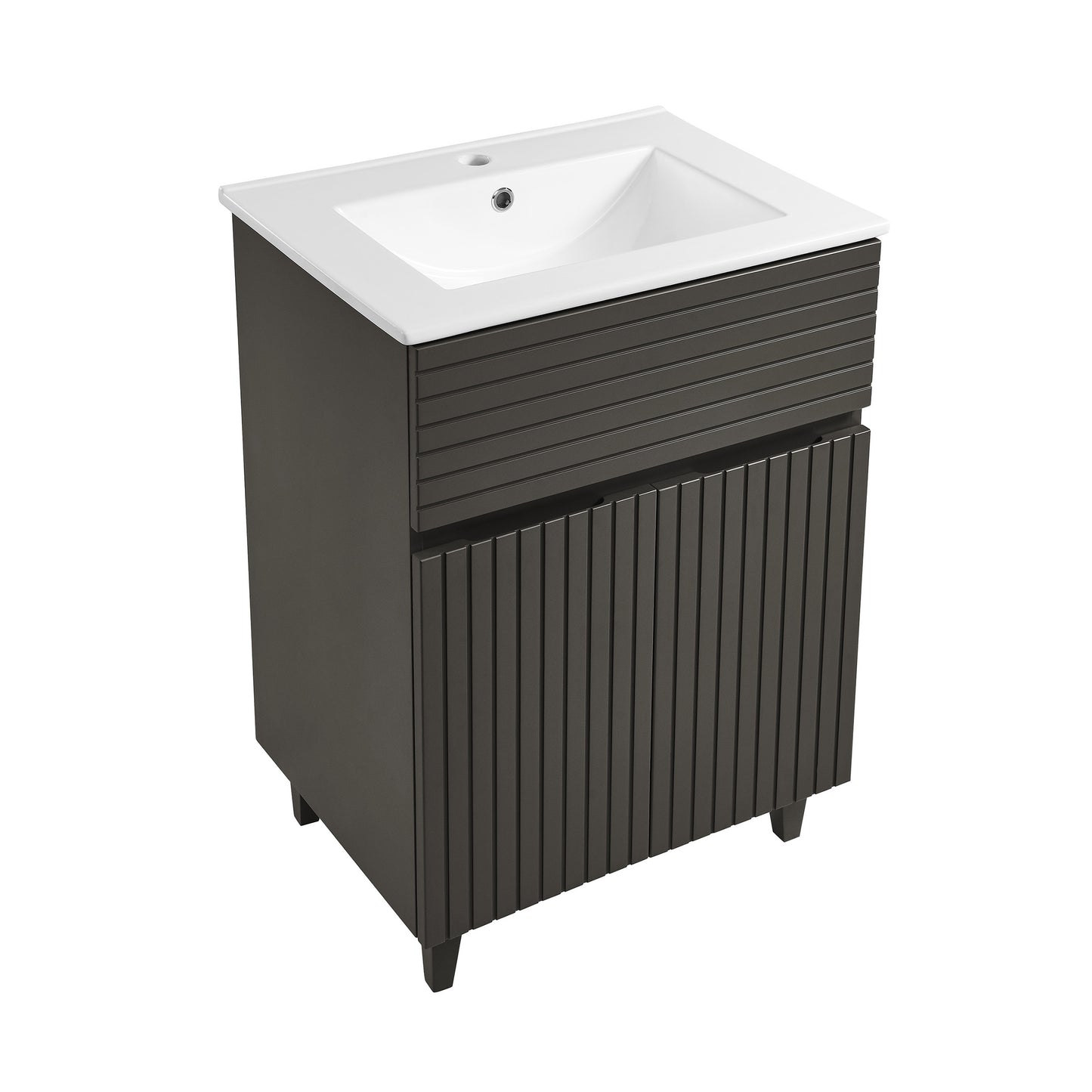 Swiss Madison, Bernay 24" Bathroom Vanity in Cedar Grey