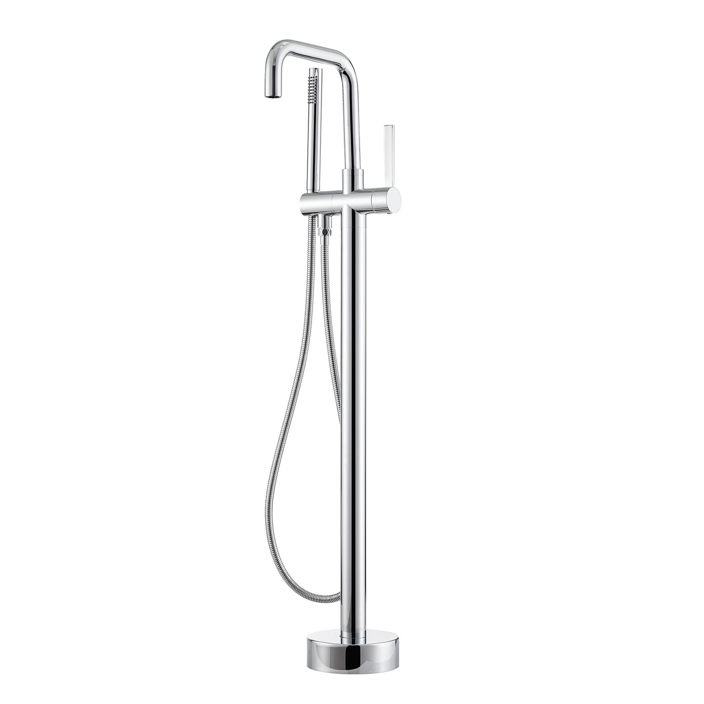 Vinnova, Delara Freestanding Chrome Tub Faucet with Hand Shower