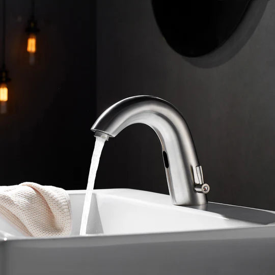 Vinnova, Jumilla Automatic Sensor Touchless Single-Hole Satin Nickel Bathroom Faucet