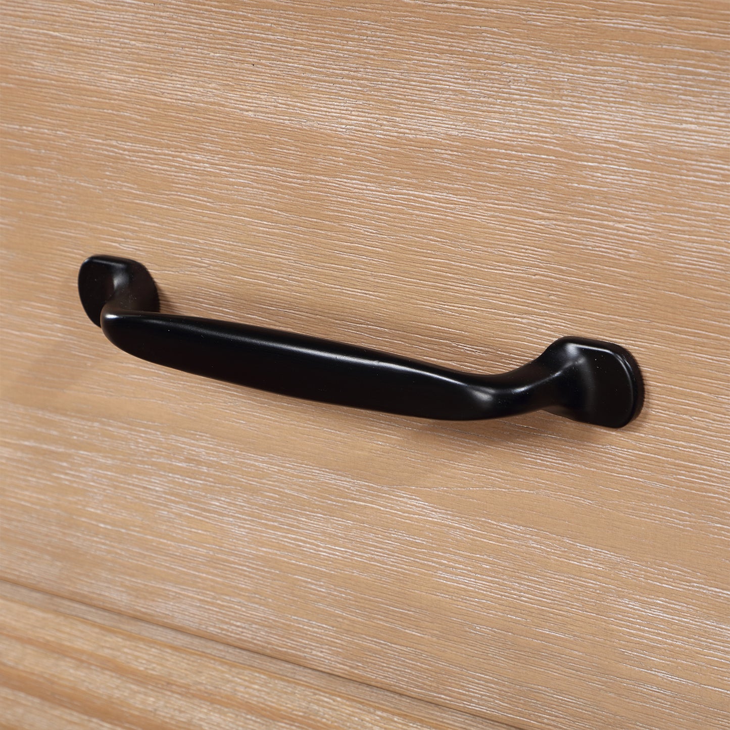 Vinnova, Villareal 72" Double Bath Vanity in Weathered Pine with Composite Stone Top in White, White Farmhouse Basin and Mirror