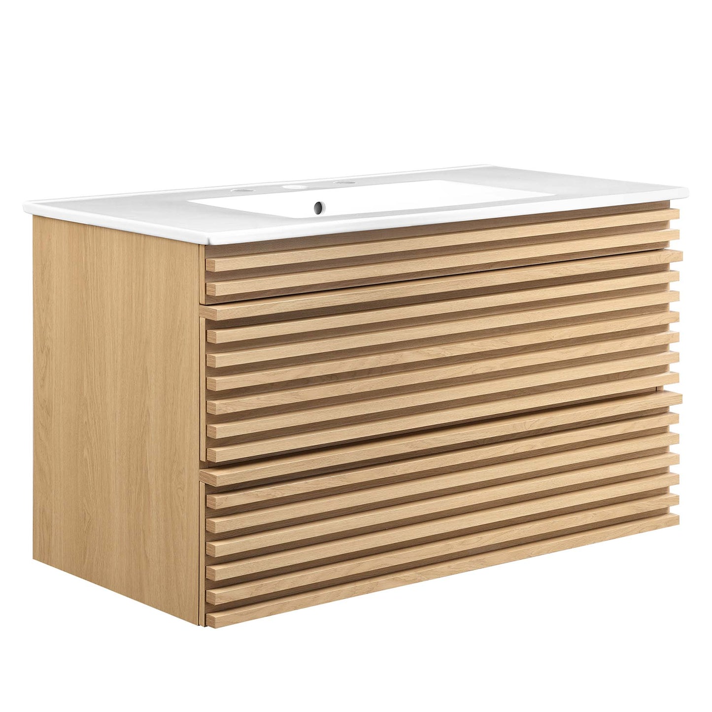 Modway, Render 36" Wall-Mount Bathroom Vanity