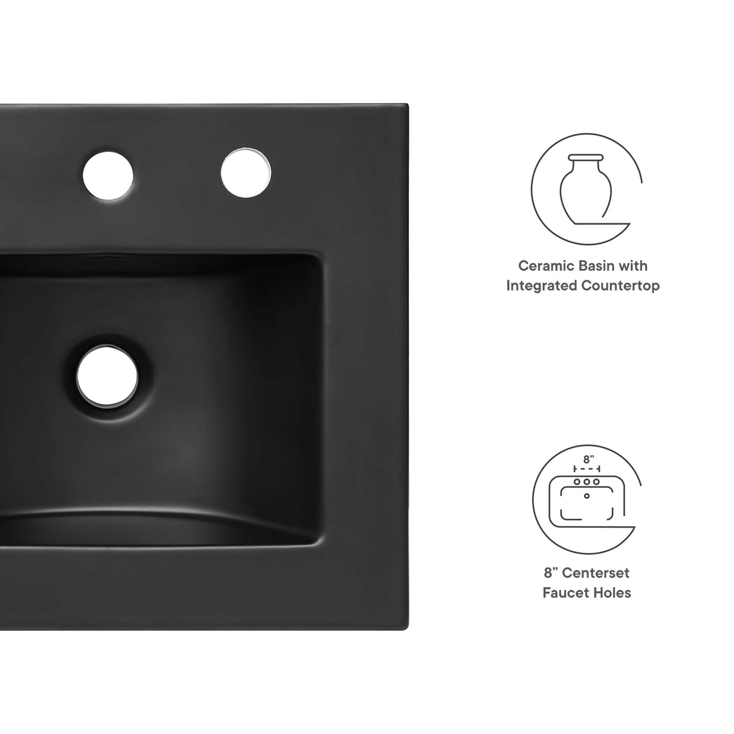 Modway, Cayman 18" Bathroom Sink