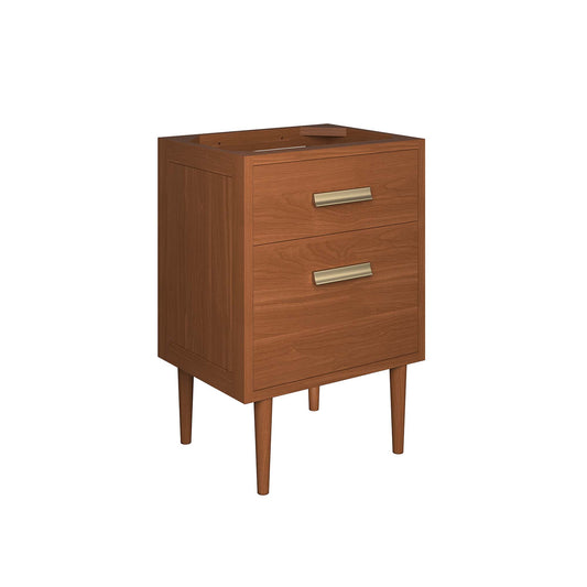 Modway, Cassia 24" Teak Wood Bathroom Vanity Cabinet (Sink Basin Not Included)