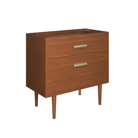 Modway, Cassia 36" Teak Wood Bathroom Vanity Cabinet (Sink Basin Not Included)