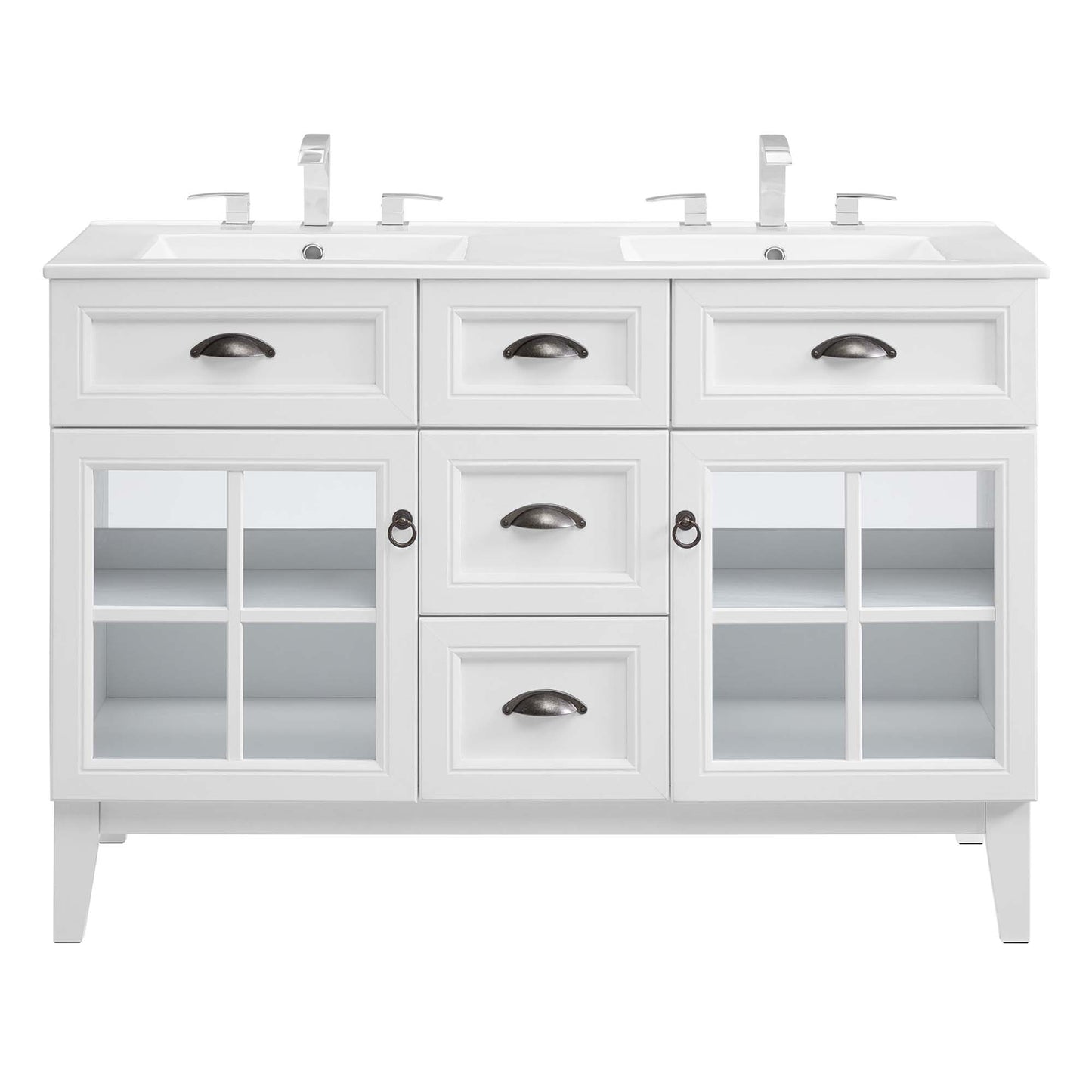 Modway, Isle 48" Double Bathroom Vanity Cabinet