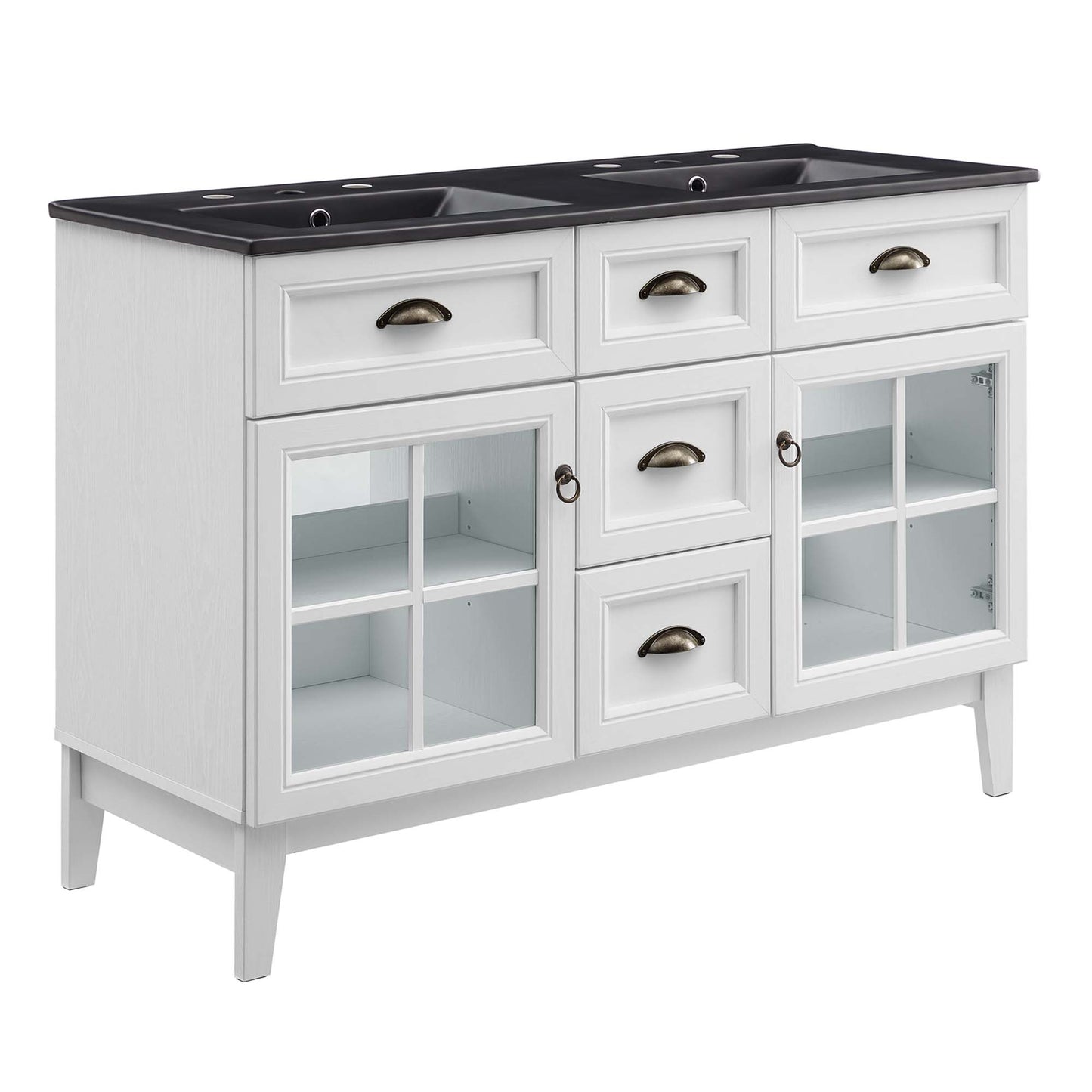 Modway, Isle 48" Double Bathroom Vanity Cabinet