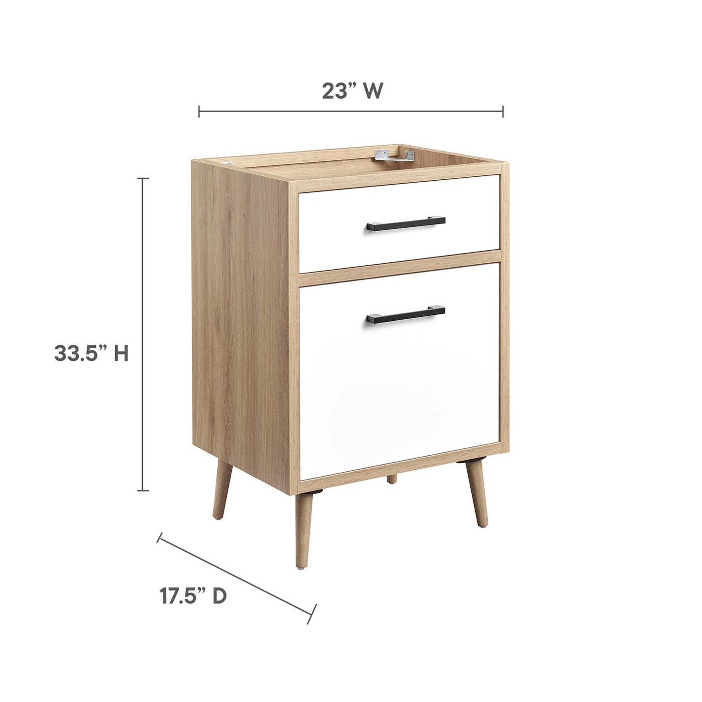 Modway, Maverick 24" Bathroom Vanity Cabinet Sink Basin Not Included