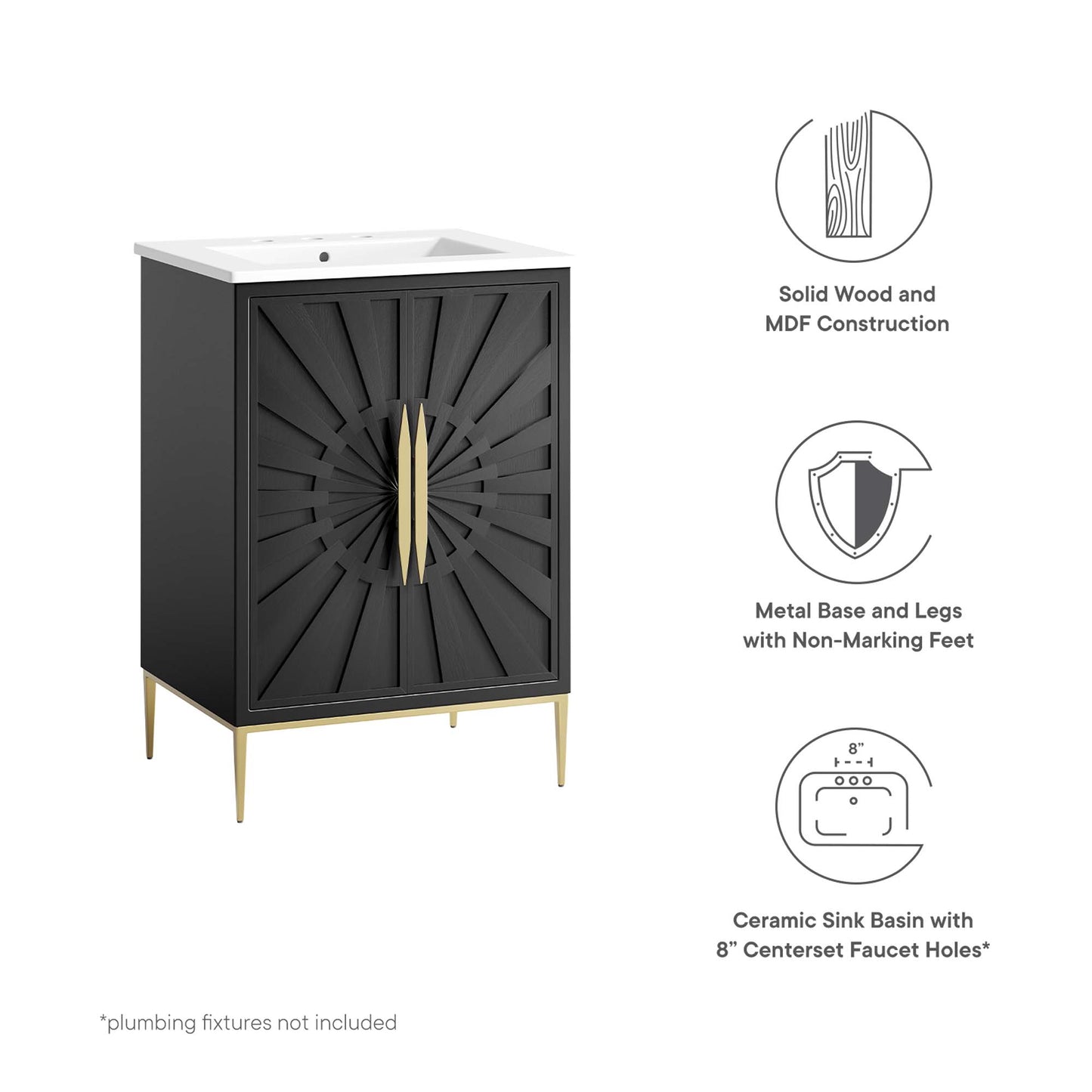 Modway, Awaken 24" Bathroom Vanity