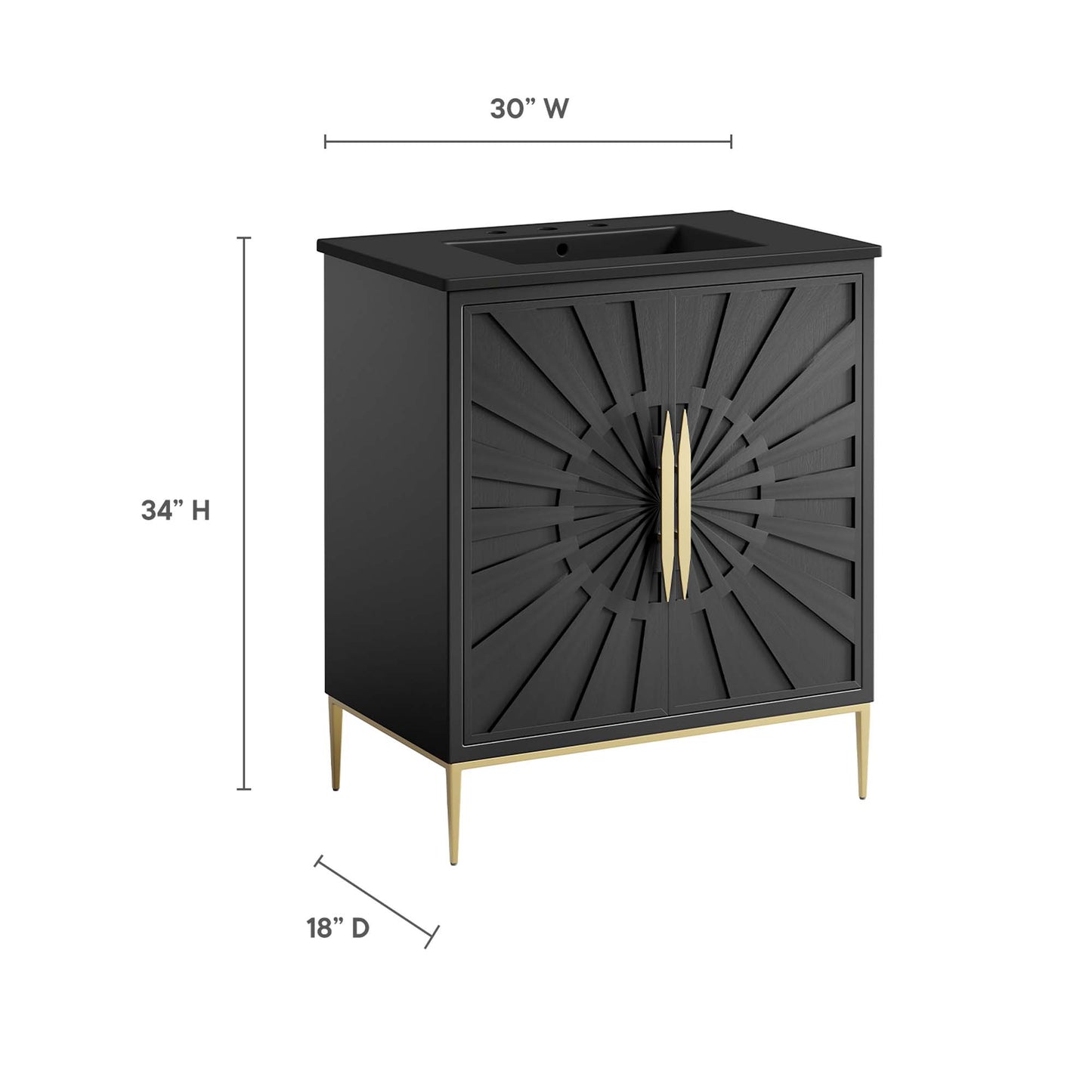 Modway, Awaken 30" Bathroom Vanity