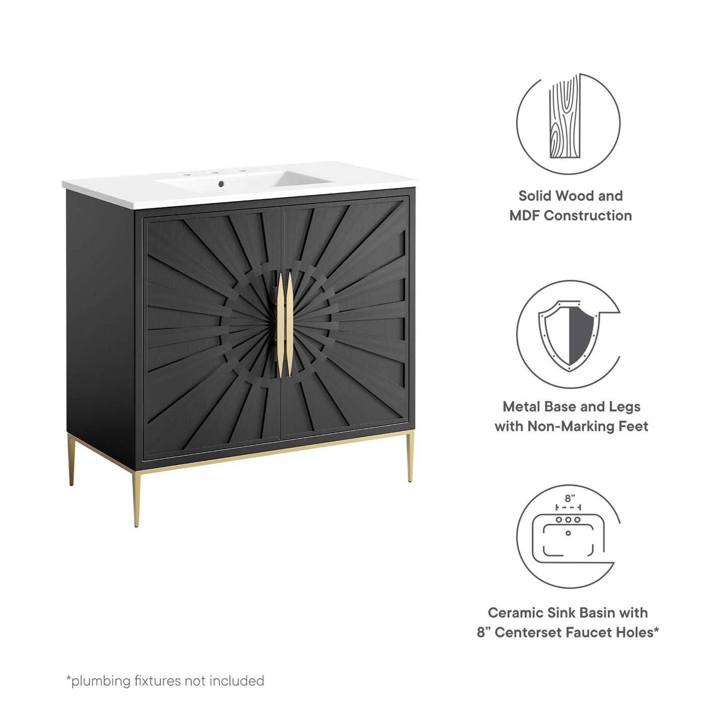 Modway, Awaken 36" Bathroom Vanity