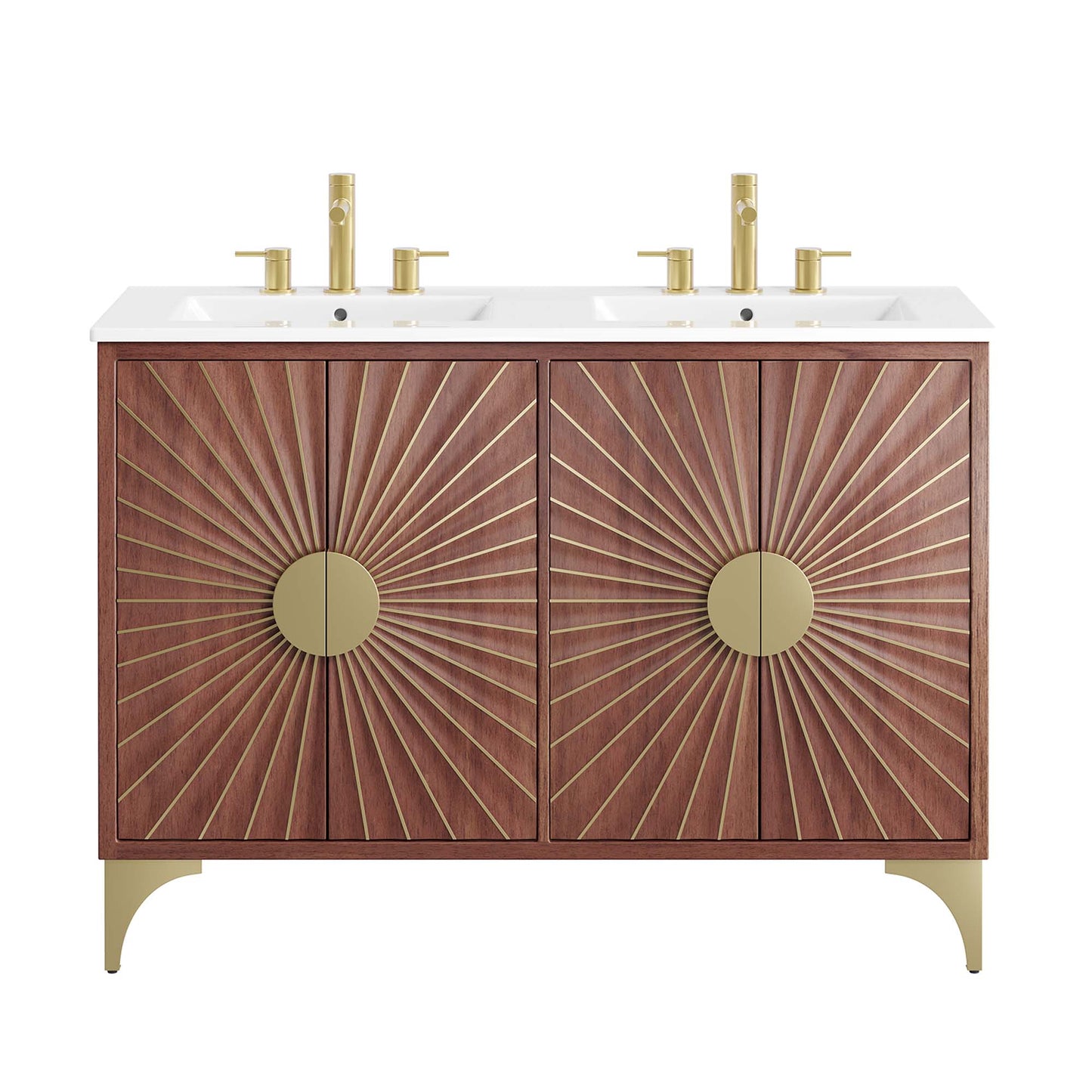 Modway, Daylight 48" Double Sink Bathroom Vanity