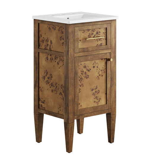 Modway, Elysian 18" Wood Bathroom Vanity