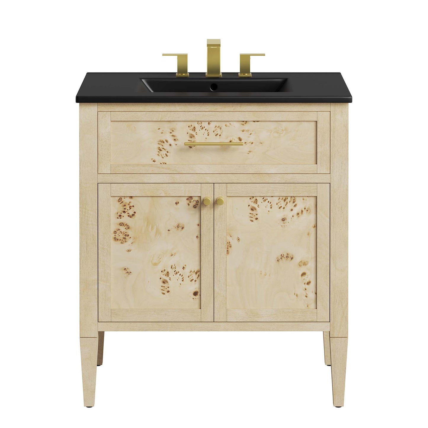 Modway, Elysian 30" Wood Bathroom Vanity