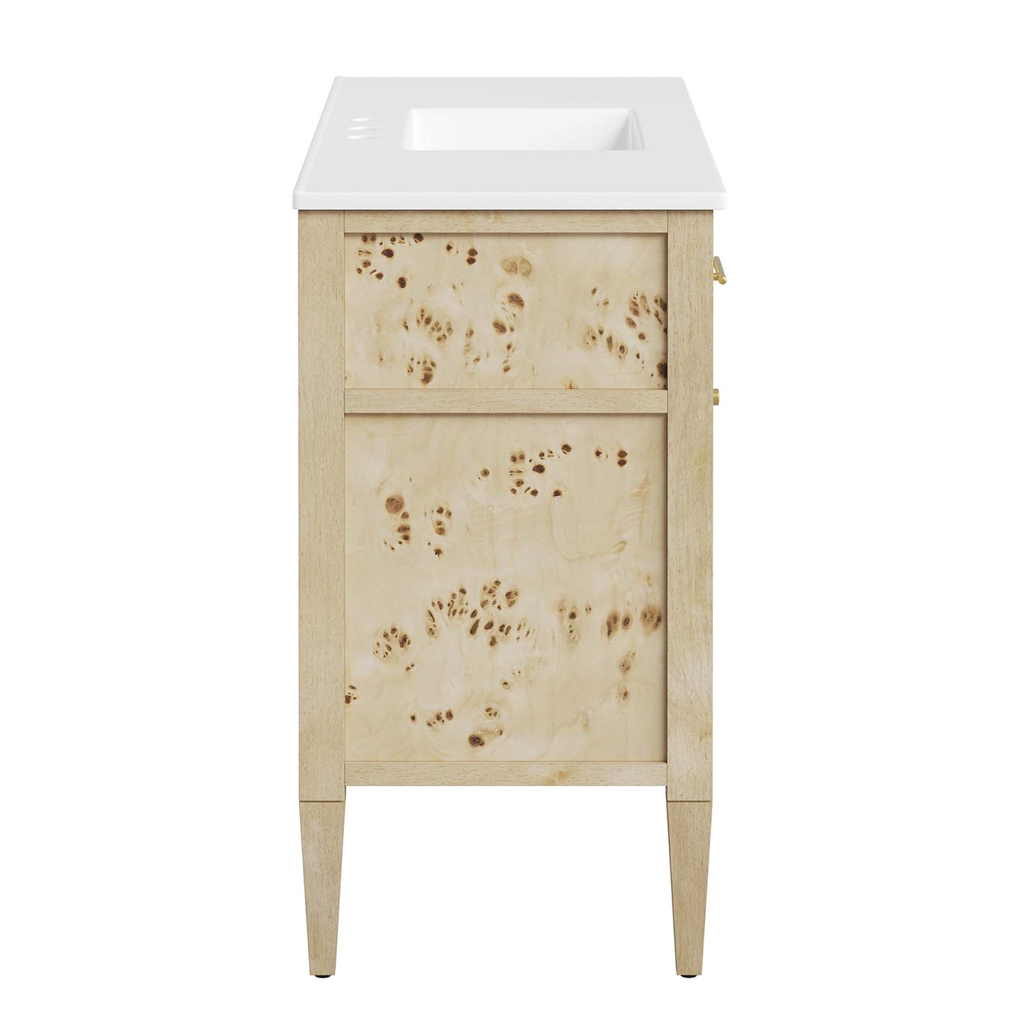 Modway, Elysian 48" Wood Single Sink Bathroom Vanity