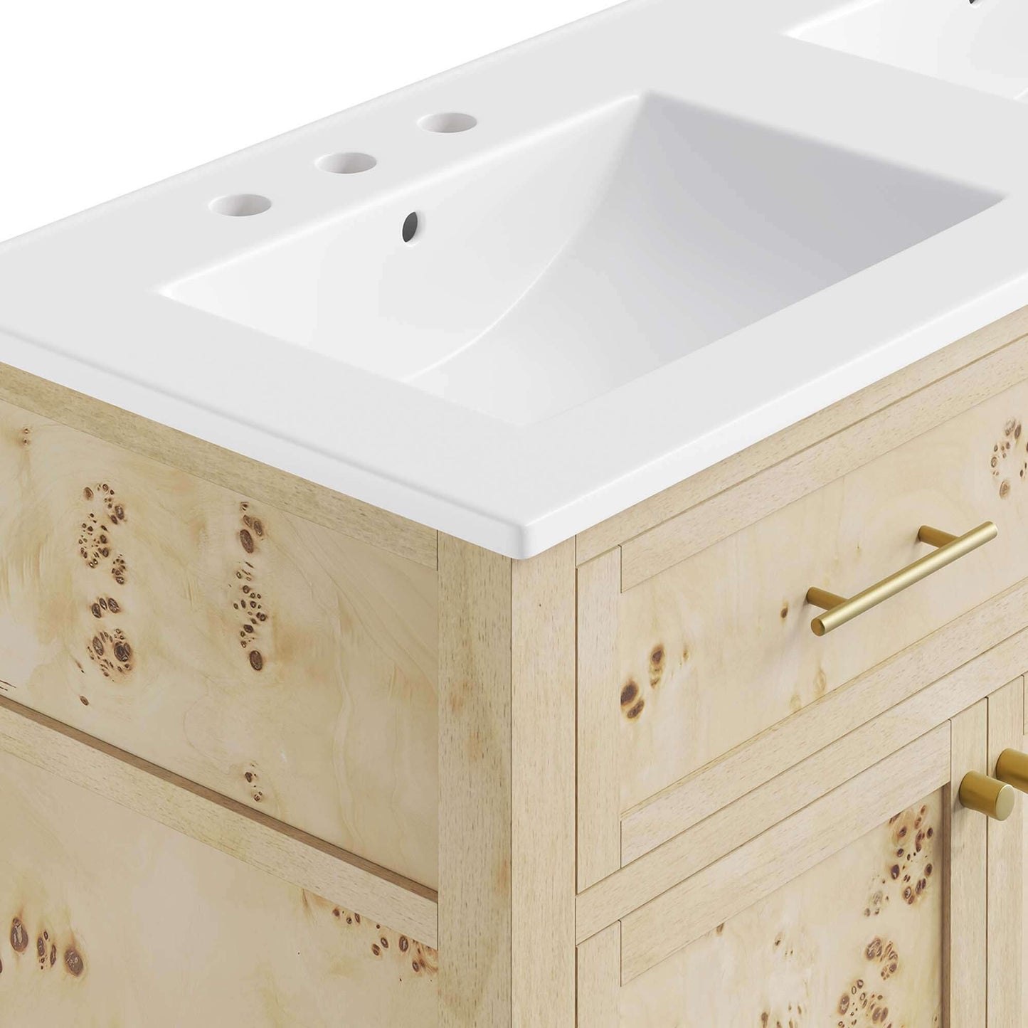 Elysian 48" Double Sink Bathroom Vanity by Modway