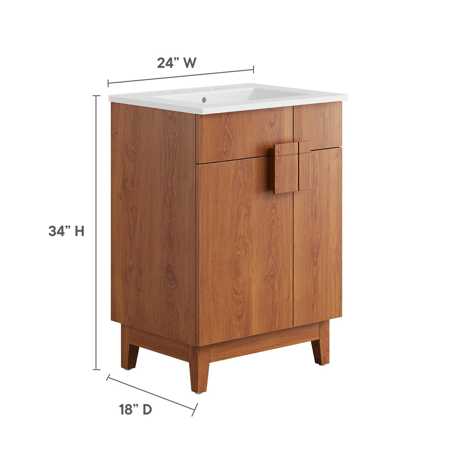 Modway, Miles 24” Bathroom Vanity