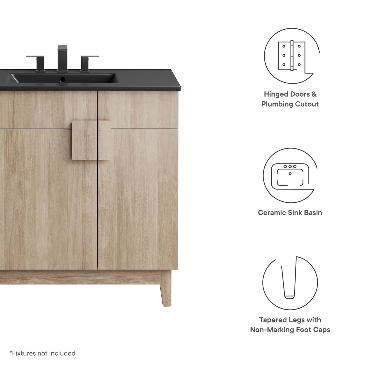 Modway, Miles 36” Bathroom Vanity