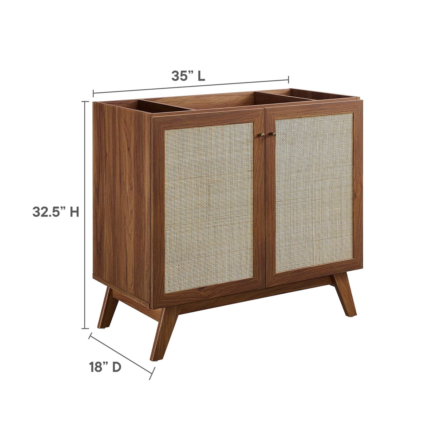 Modway, Soma 36” Bathroom Vanity Cabinet (Sink Basin Not Included)