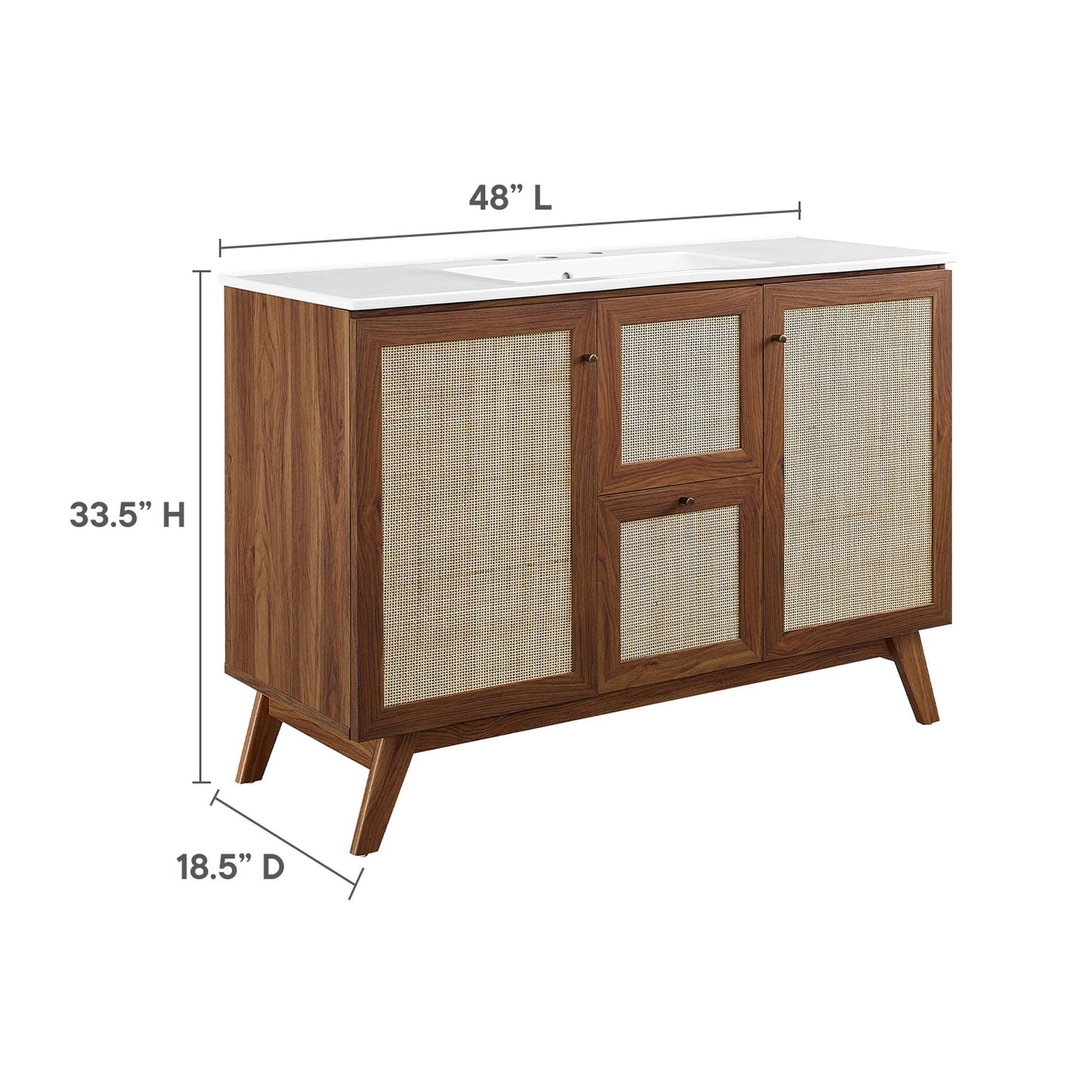 Modway, Soma 48” Single Sink Bathroom Vanity