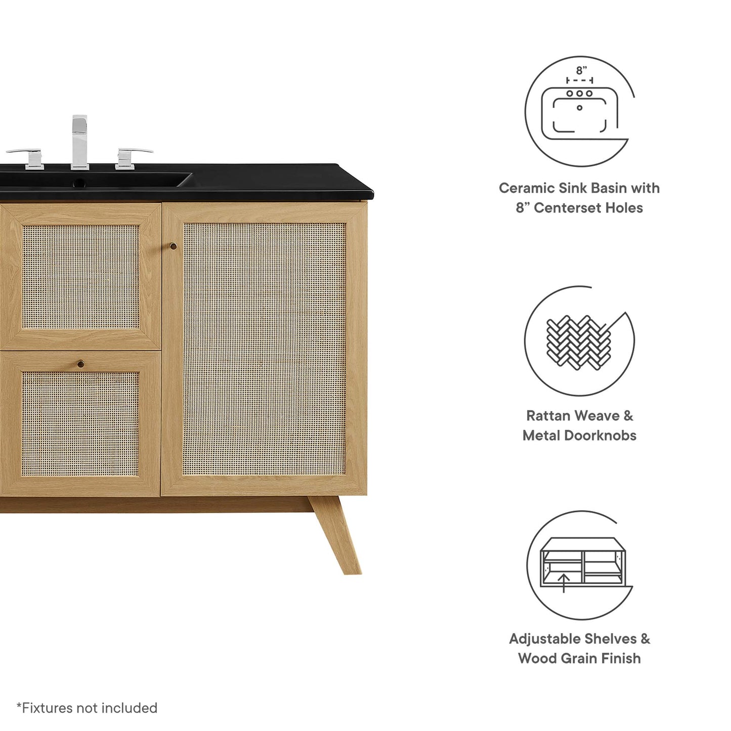 Modway, Soma 48” Single Sink Bathroom Vanity