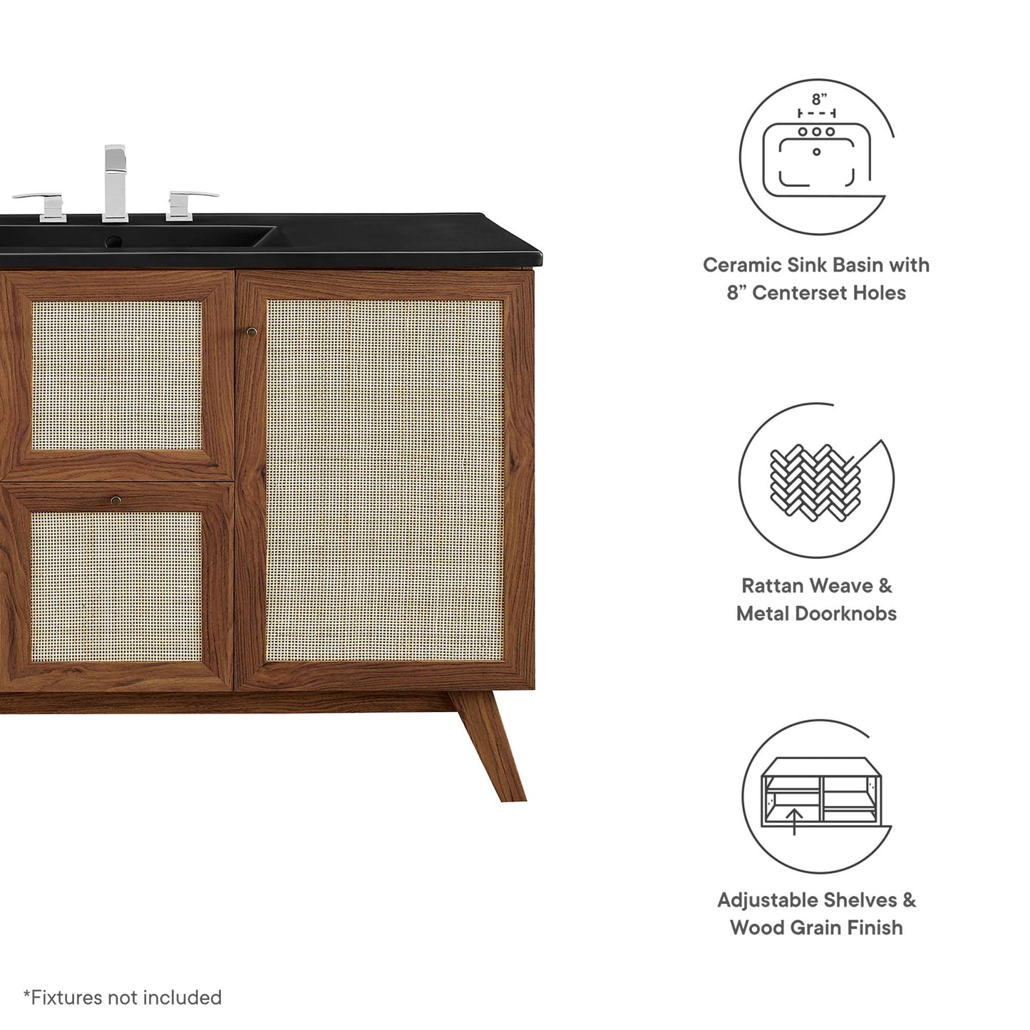 Modway, Soma 48” Single Sink Bathroom Vanity