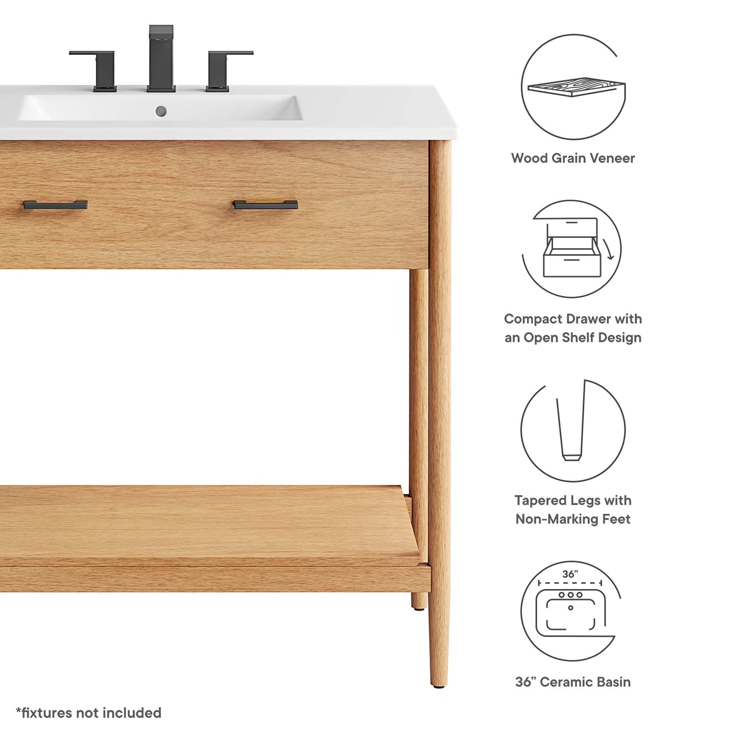 Modway, Zaire 36" Bathroom Vanity