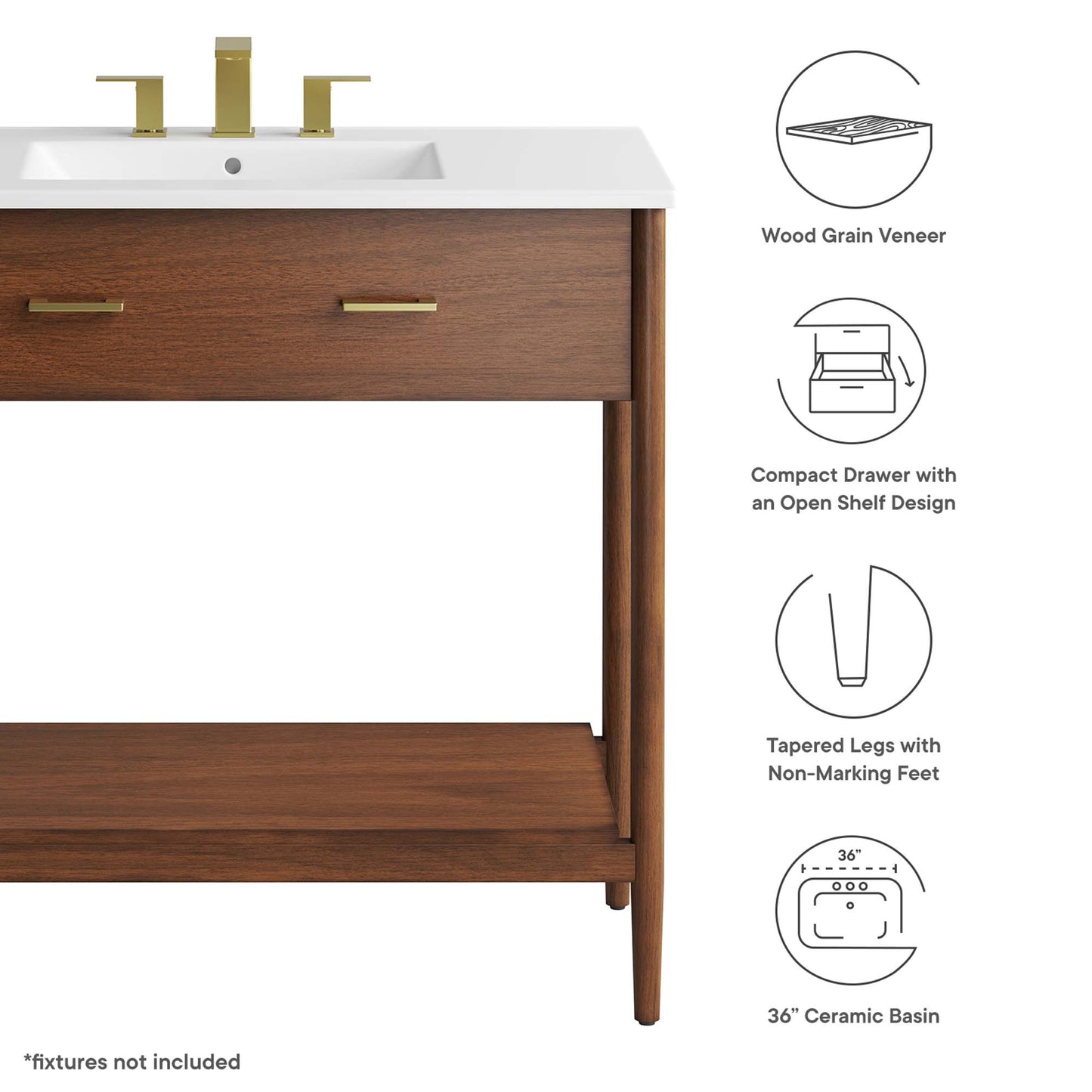 Modway, Zaire 36" Bathroom Vanity
