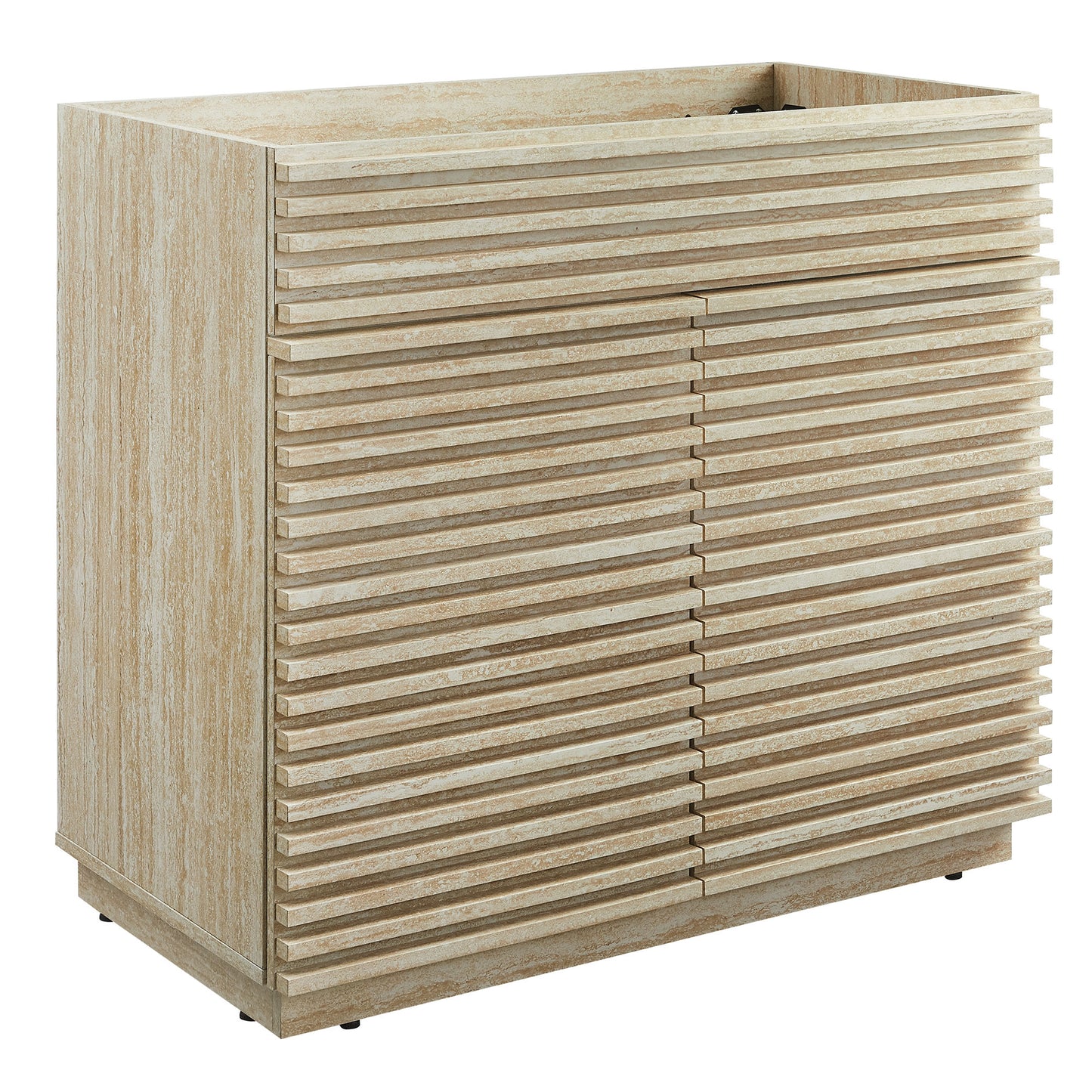 Modway, Render 36" Faux Travertine Bathroom Vanity Cabinet (Sink Not Included)