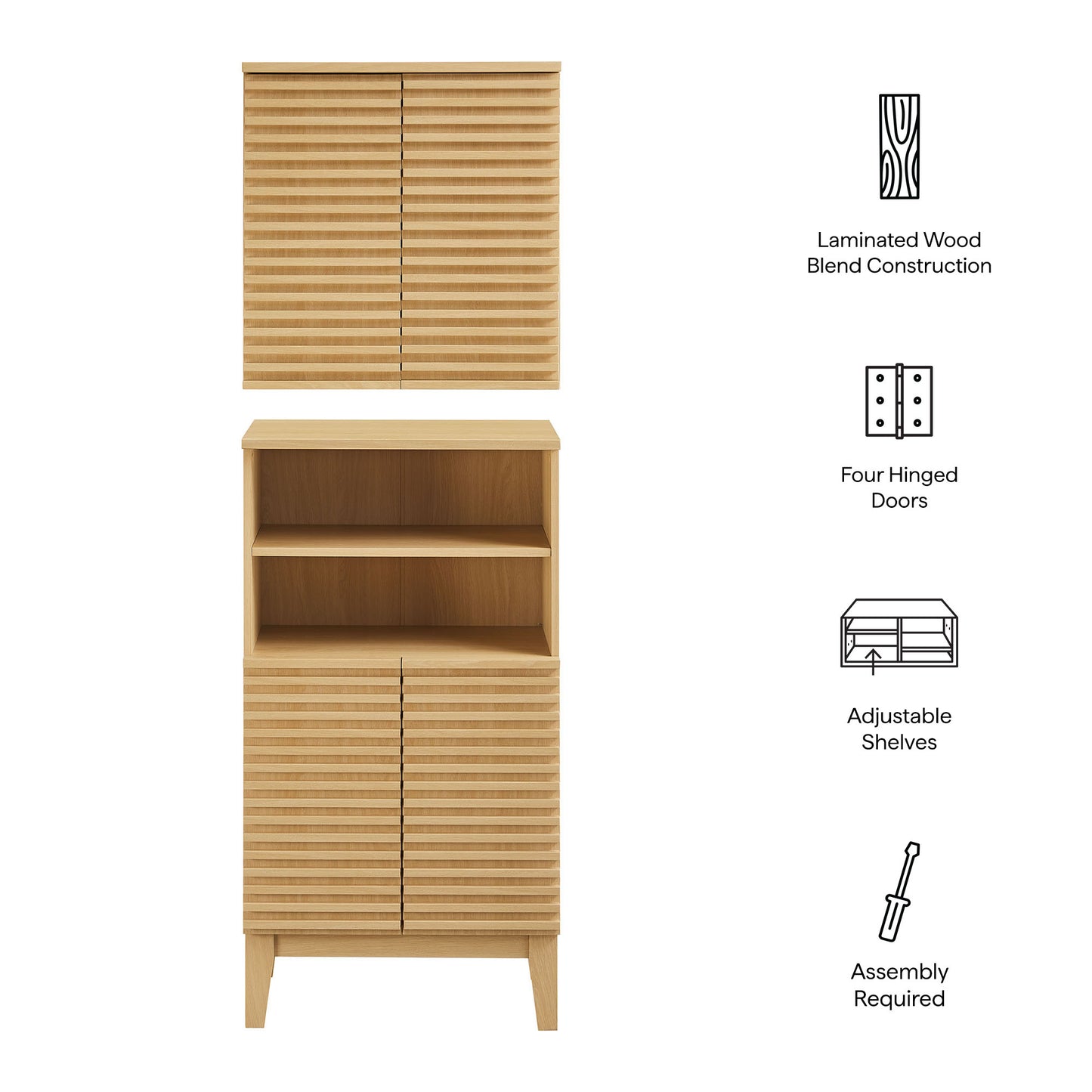 Modway, Render Bathroom Cabinet Set