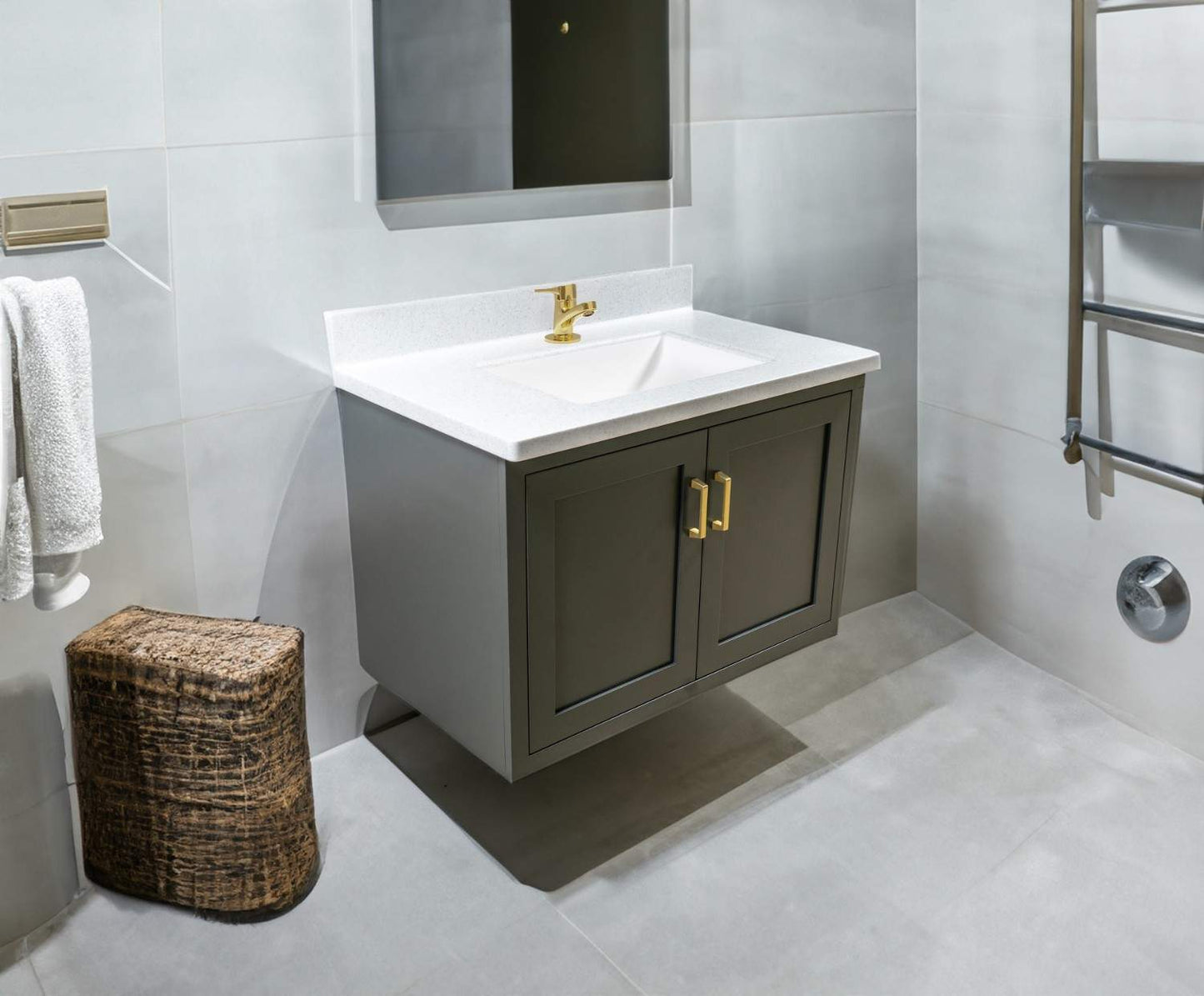 Trusty Wood Studio Bathroom Vanity 42" with Two Doors