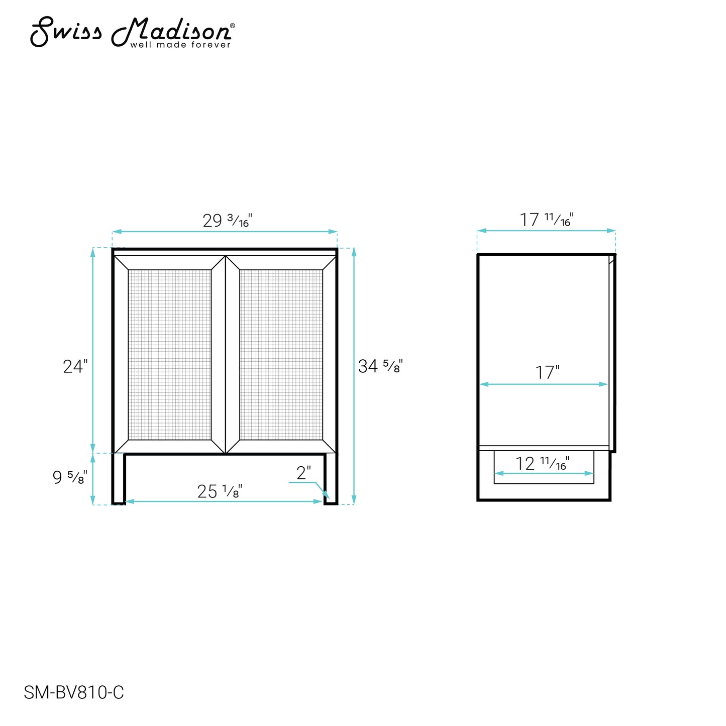 Swiss Madison, Arles 30 Single, Bathroom Vanity in Honey Cabinet