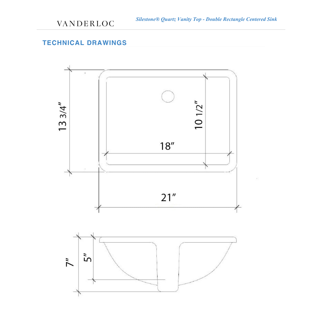 Vanderloc 85-inch bathroom vanity — view 19
