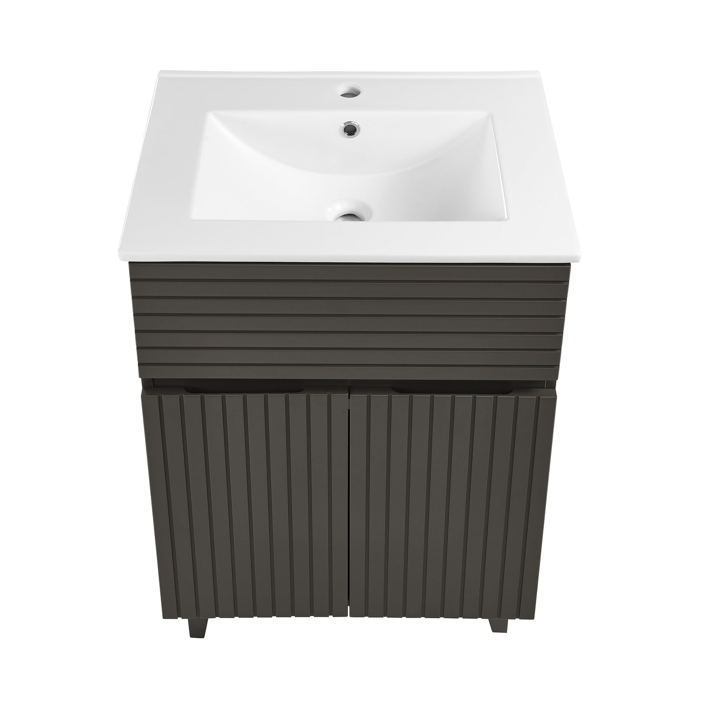 Swiss Madison, Bernay 24" Bathroom Vanity in Cedar Grey