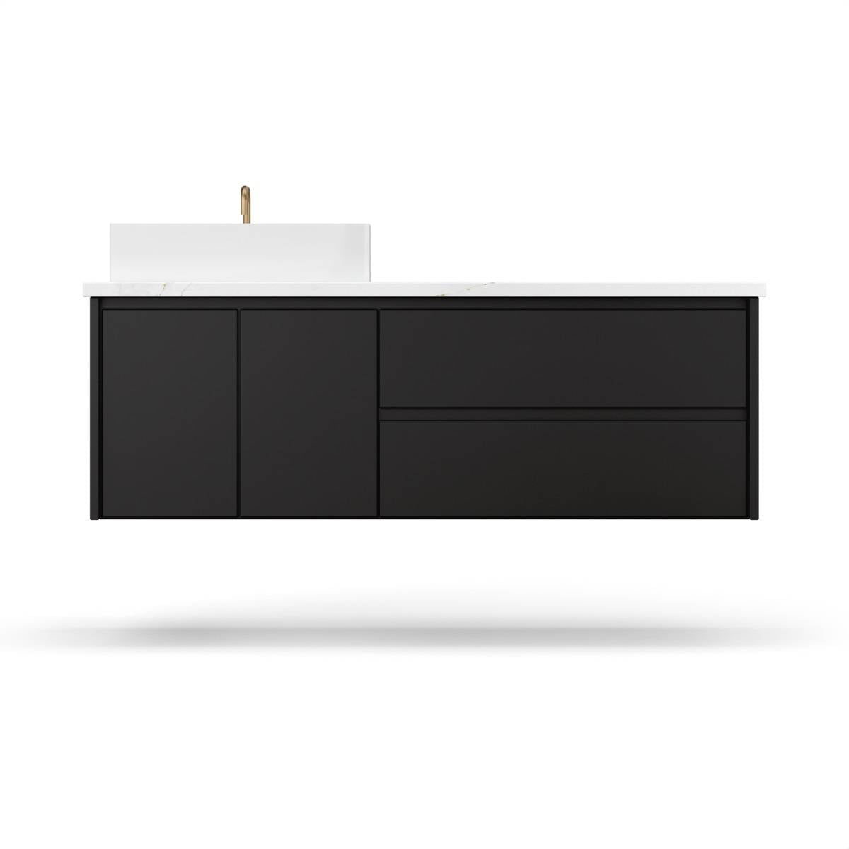 Gilded Single Left/Right Bath Floating Vanity