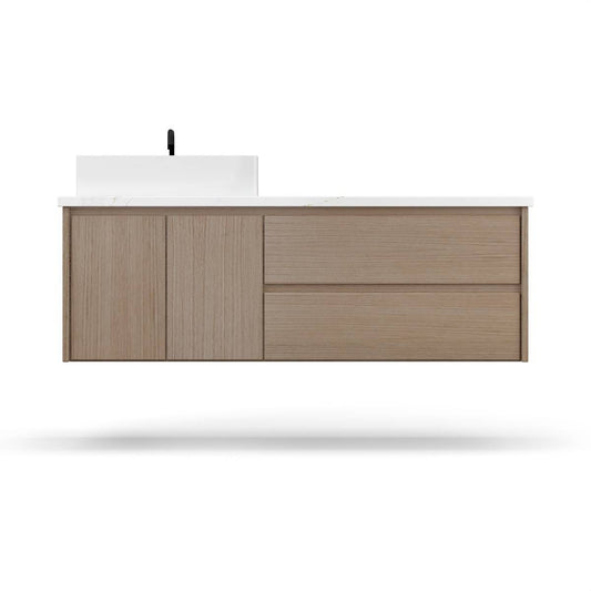 Gilded Single Left/Right Bath Floating Vanity