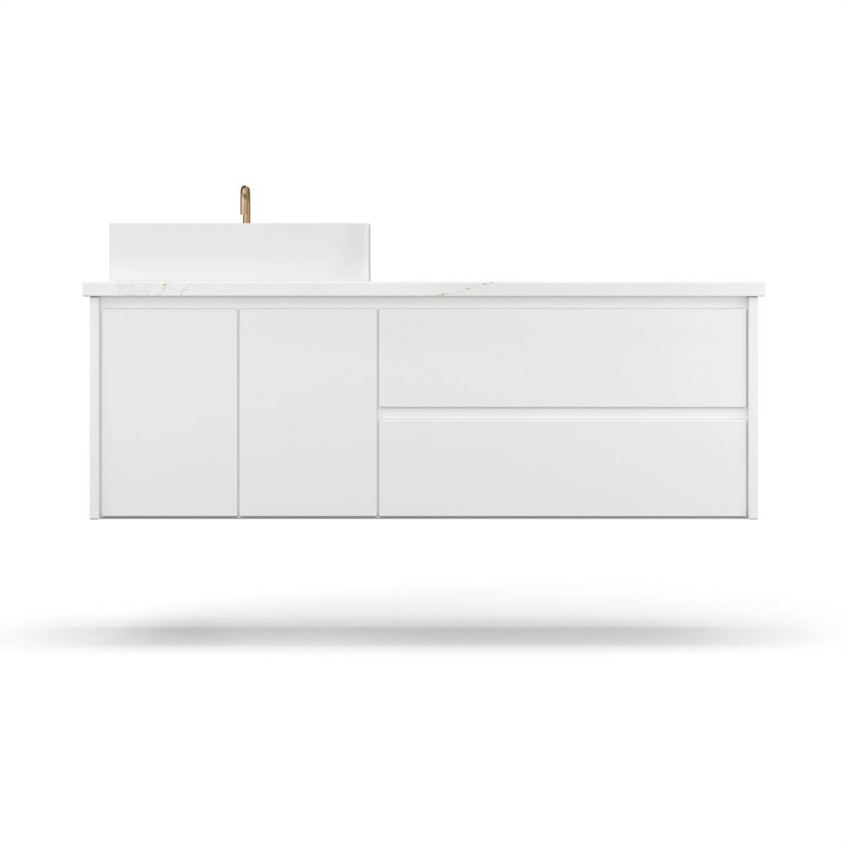 Gilded Single Left/Right Bath Floating Vanity