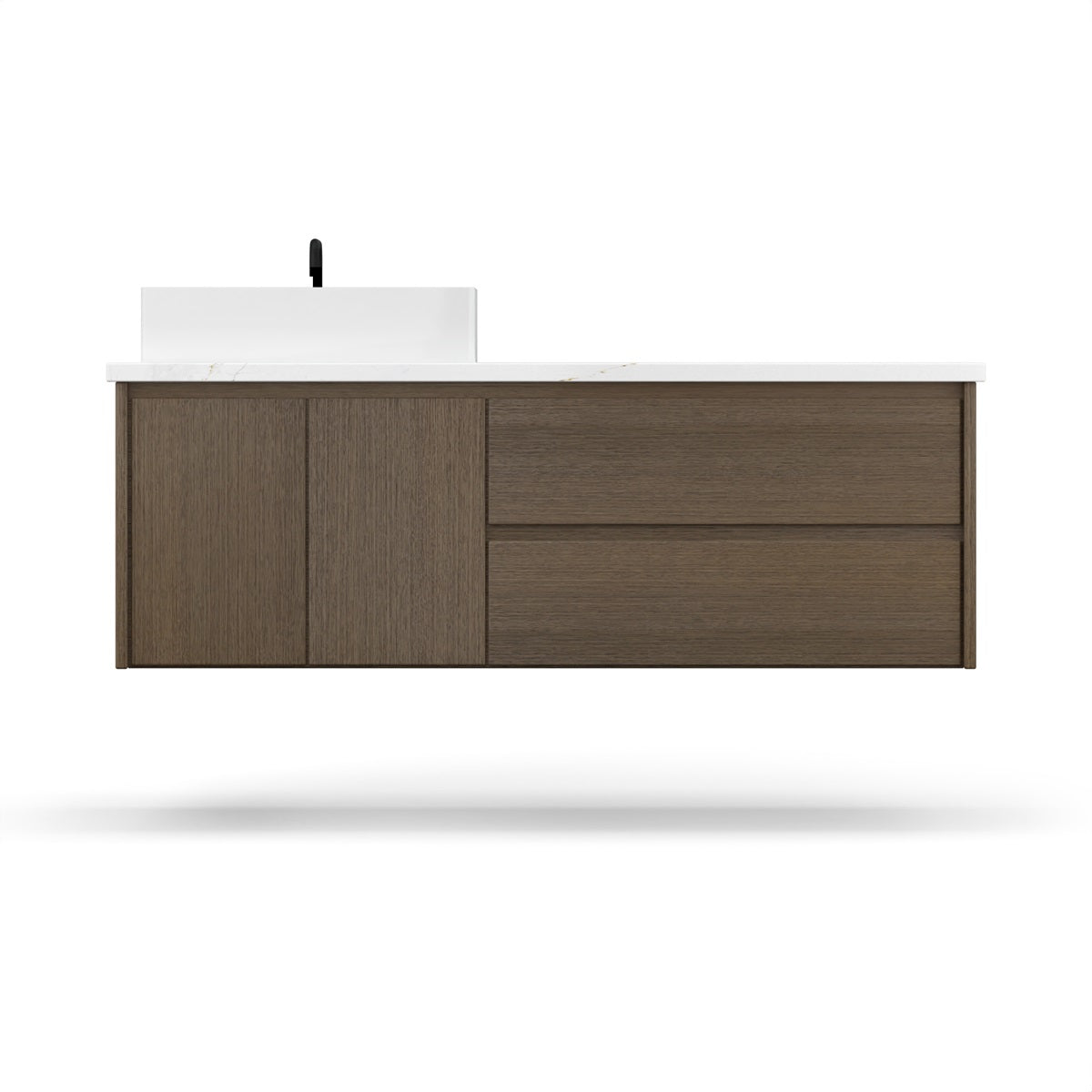 Gilded Single Left/Right Bath Floating Vanity