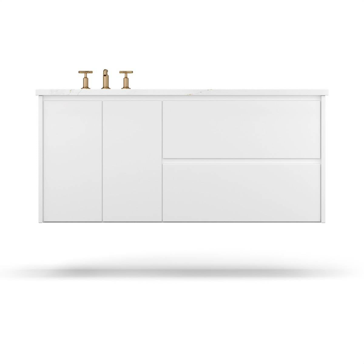 Gilded Single Left/Right Bath Floating Vanity