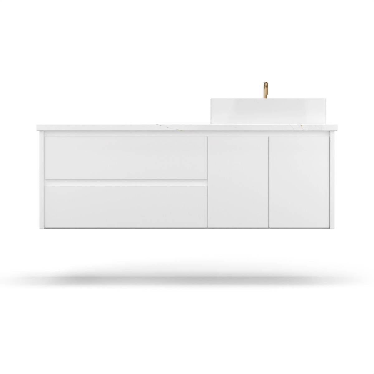 Gilded Single Left/Right Bath Floating Vanity