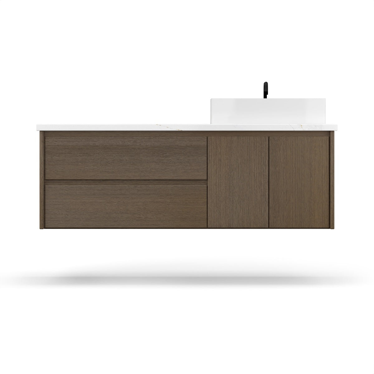 Gilded Single Left/Right Bath Floating Vanity