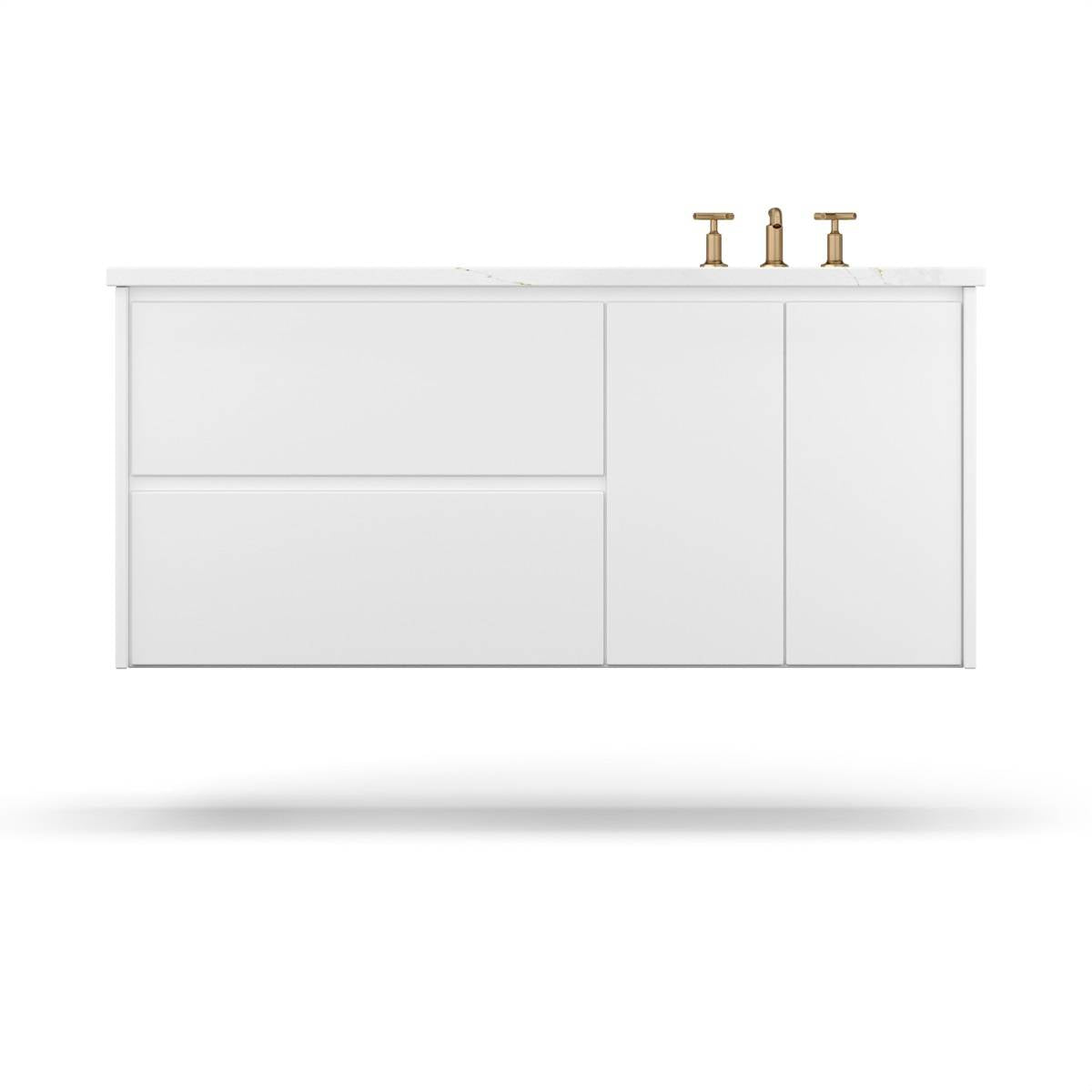 Gilded Single Left/Right Bath Floating Vanity