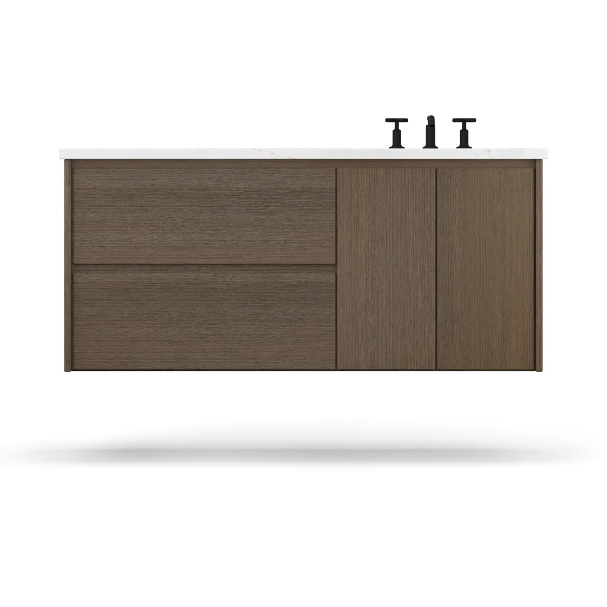 Gilded Single Left/Right Bath Floating Vanity