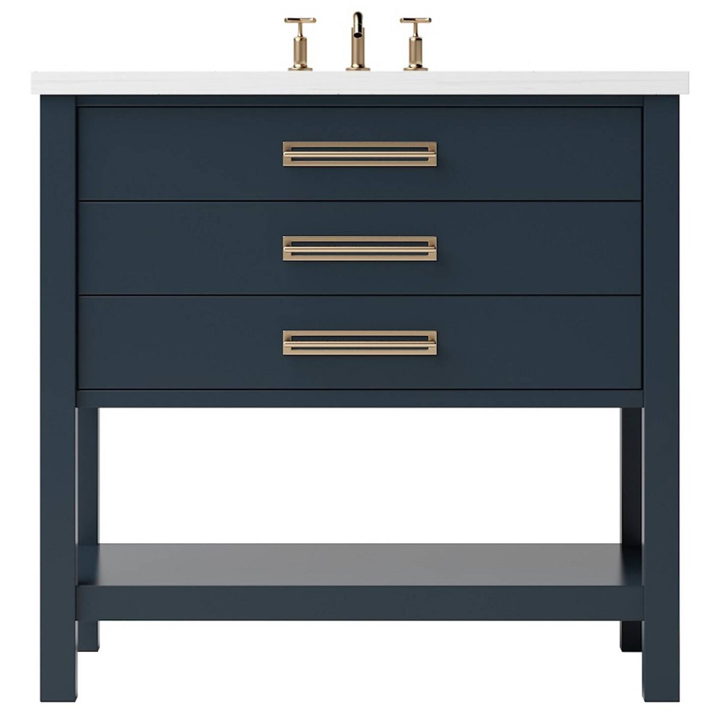 Kiawah Three-Drawer Single Bath Vanity