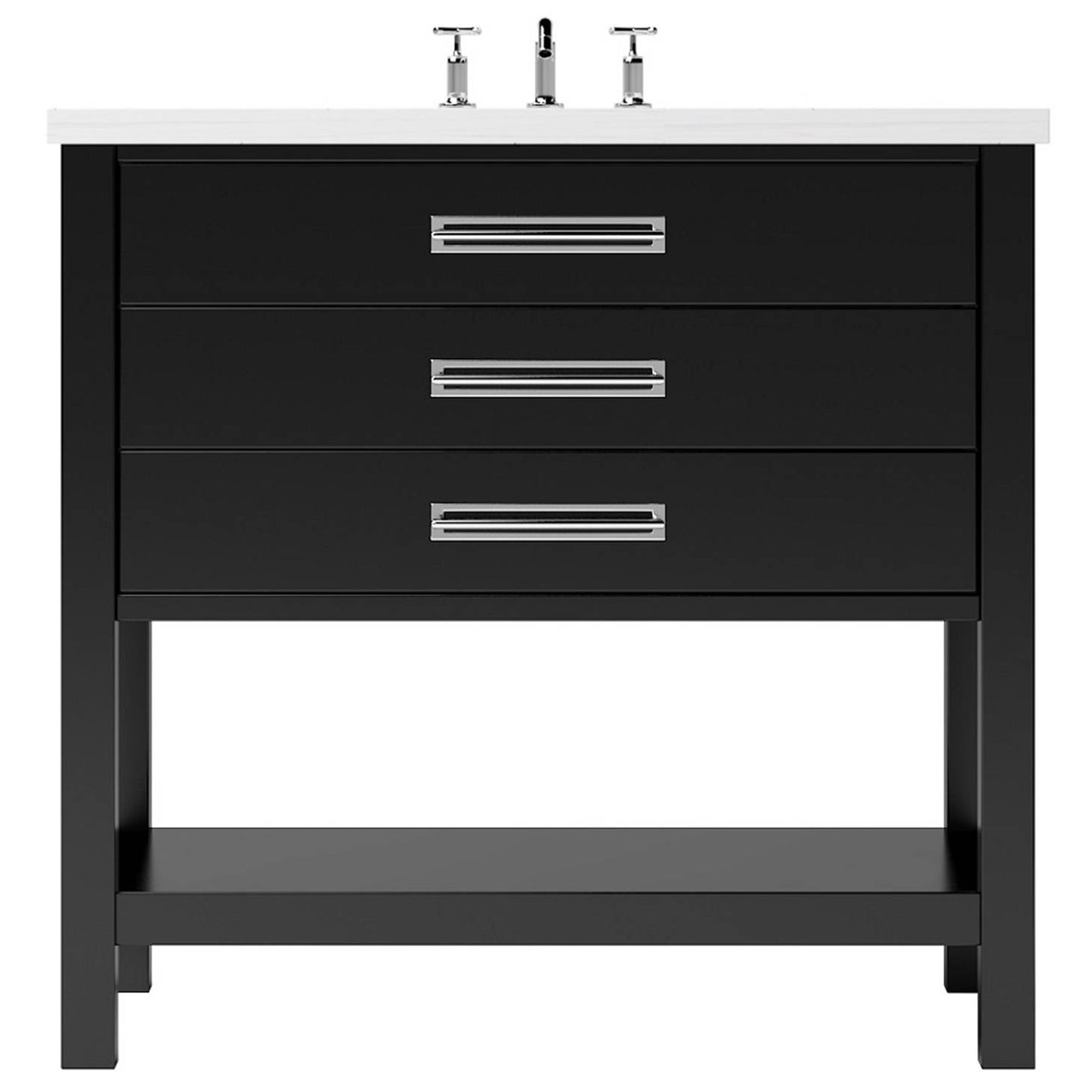 Kiawah Three-Drawer Single Bath Vanity