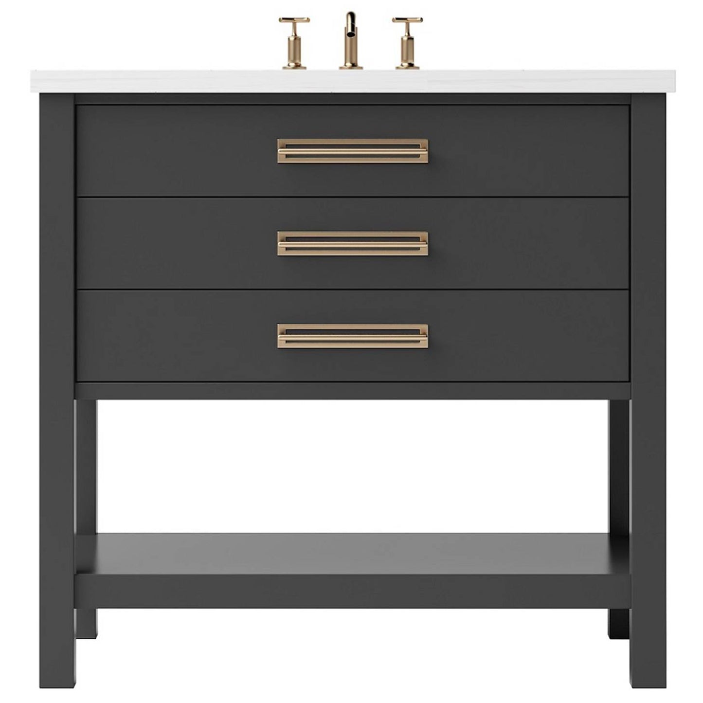 Kiawah Three-Drawer Single Bath Vanity