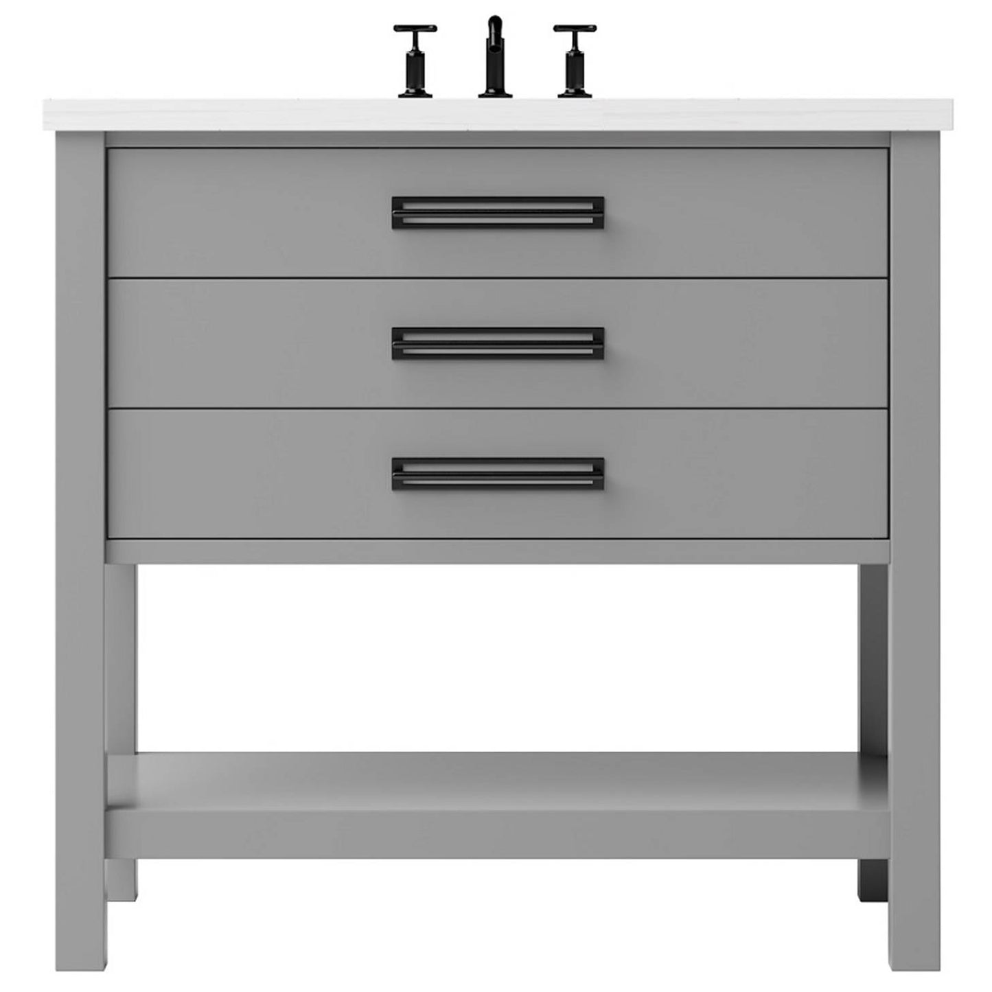 Kiawah Three-Drawer Single Bath Vanity