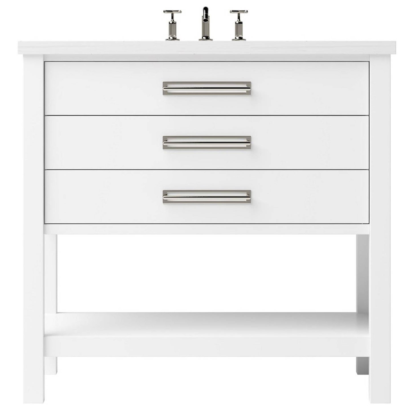 Kiawah Three-Drawer Single Bath Vanity