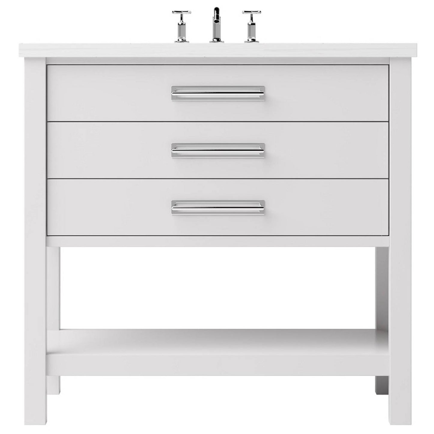 Kiawah Three-Drawer Single Bath Vanity