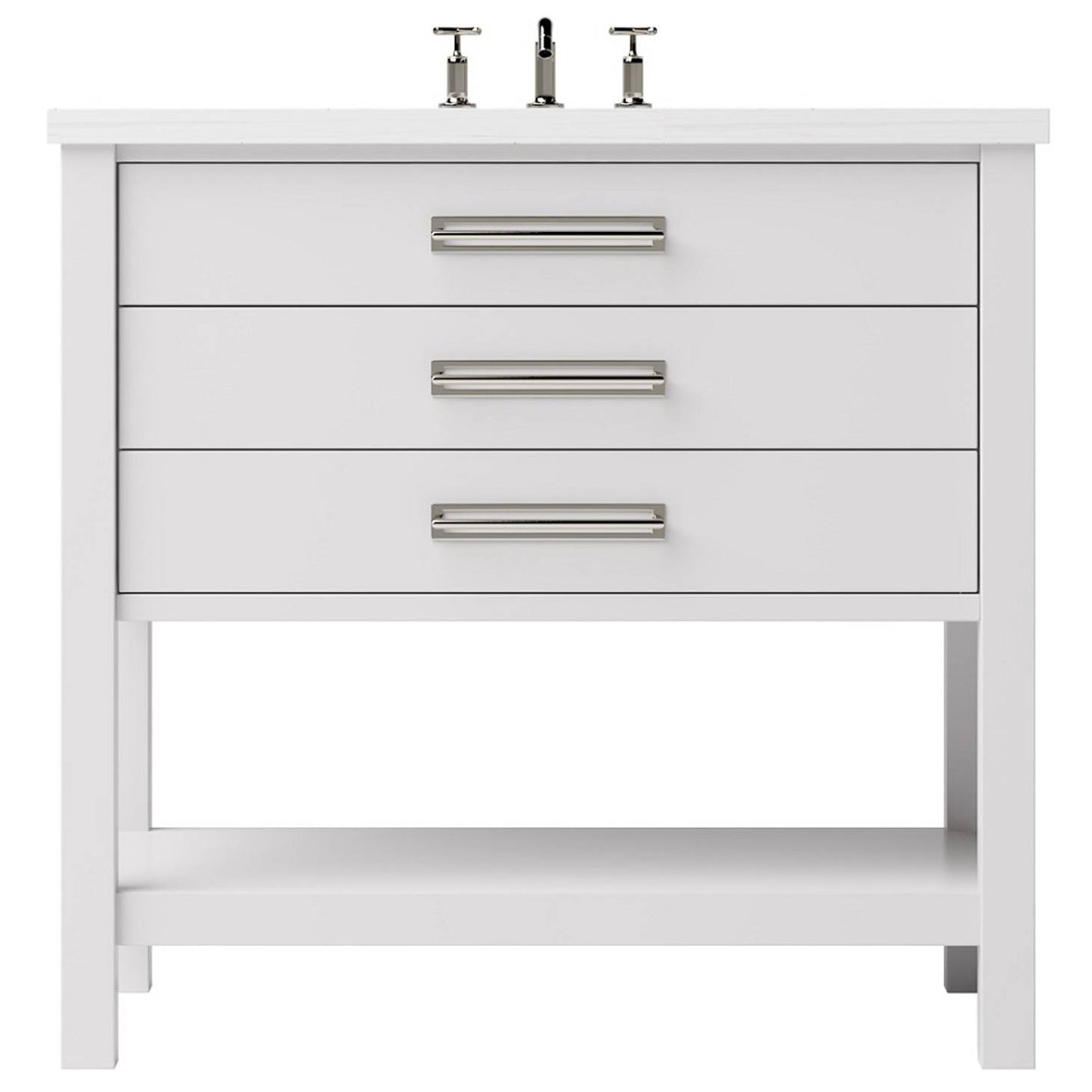 Kiawah Three-Drawer Single Bath Vanity